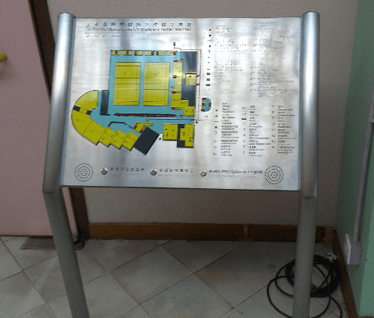 mapa para discapacitados visuales