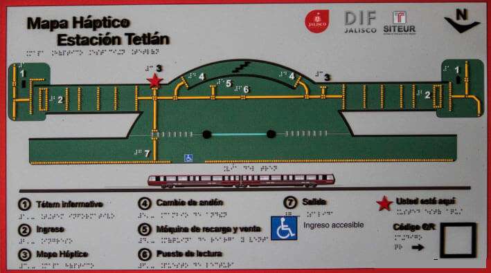 mapa para invidentes